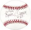 Leon Brown Autographed Official MLB Baseball New York Mets "NYM #23" SKU #225464