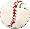 Scott Bullett Autographed Official NL Baseball Chicago Cubs SKU #225518