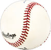 Pete Mackanin Autographed Official NL Baseball Phillies, Expos SKU #225519