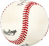 Bob Wright Autographed Official NL Baseball Chicago Cubs SKU #225554