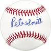 Pete Smith Autographed Official MLB Baseball Boston Red Sox SKU #225570