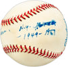 Jerry Coleman Autographed Official AL Baseball New York Yankees "Yankees 1949-57" SKU #225582
