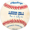 Norm Siebern Autographed Official AL Baseball Boston Red Sox SKU #225651