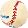 Bob Dillinger Autographed Official AL Baseball St. Louis Browns SKU #225652