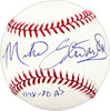 Mike Edwards Autographed Official MLB Baseball Oakland A's "1978-80 A's" SKU #225722