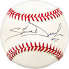 Steve Decker Autographed Official NL Baseball San Francisco Giants SKU #225726