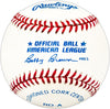 Mike Dalton Autographed Official AL Baseball Detroit Tigers SKU #225749