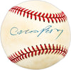 Carlos Perez Autographed Official NL Baseball Montreal Expos SKU #225789