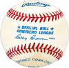 Garland Kiser Autographed Official AL Baseball Cleveland Indians SKU #225792
