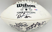Super Bowl MVP's Autographed White Wilson NFL Football With 16 Signatures Including Joe Namath PSA/DNA #AB10133