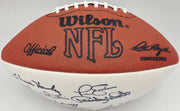 Super Bowl MVP's Autographed White Wilson NFL Football With 16 Signatures Including Joe Namath PSA/DNA #AB10133