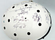 College Football's Best Heisman Winners Autographed White Shutt Authentic Full Size Helmet With 24 Signatures Including Barry Sanders Steiner Holo #SS149806