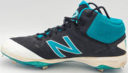 Robinson Cano Autographed Pair of Game Used Black & Teal New Balance Revlite Cleats Seattle Mariners PSA/DNA #7A96543 & 7A96544