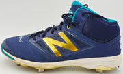 Robinson Cano Autographed Pair of Game Used Blue, Gold & Teal New Balance Revlite Cleats Seattle Mariners PSA/DNA #7A96537 & 7A96538