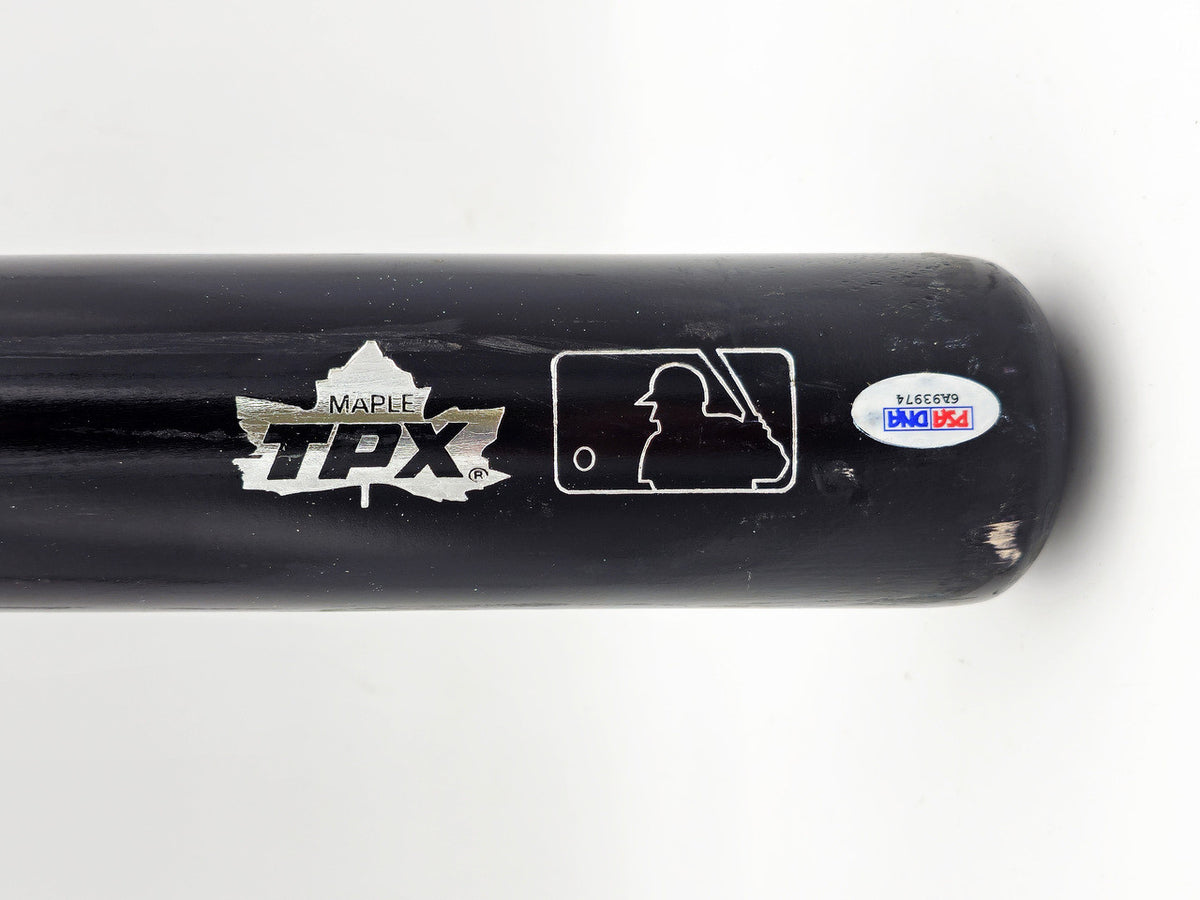 Robinson Cano Autographed Game Used Black Louisville Slugger TPX M9 Baseball Bat New York Yankees "Game Used" PSA/DNA #6A93974