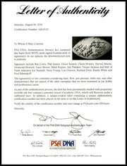 Super Bowl MVP's Autographed White Wilson NFL Football With 16 Signatures Including Joe Namath PSA/DNA #AB10133