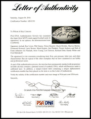Super Bowl MVP's Autographed White Wilson NFL Football With 16 Signatures Including Joe Namath PSA/DNA #AB10150