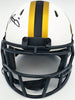 Alvin Kamara Autographed New Orleans Saints Lunar Eclipse White Speed Mini Helmet Beckett BAS Witness Stock #224823