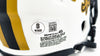 Alvin Kamara Autographed New Orleans Saints Lunar Eclipse White Speed Mini Helmet Beckett BAS Witness Stock #224823
