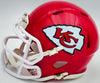 Skyy Moore Autographed Kansas City Chiefs Red Speed Mini Helmet "SB LVII LVIII Champs" Beckett BAS Witness Stock #224839