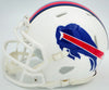 Jim Kelly Autographed Buffalo Bills White Speed Mini Helmet Beckett BAS Witness Stock #224820