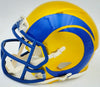 Aaron Donald Autographed Los Angeles Rams Flash Yellow Speed Mini Helmet Beckett BAS Witness Stock #224831