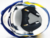 Aaron Donald Autographed Los Angeles Rams Blue Speed Mini Helmet Beckett BAS Witness Stock #224833