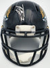 Travis Etienne Autographed Jacksonville Jaguars Black Speed Mini Helmet Beckett BAS Witness Stock #225128