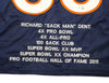 Chicago Bears Richard Dent Autographed Dark Blue Jersey With Stats Beckett BAS Witness Stock #224836