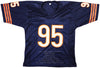 Chicago Bears Richard Dent Autographed Dark Blue Jersey With Stats Beckett BAS Witness Stock #224836