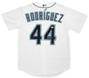 Seattle Mariners Julio Rodriguez Autographed White Nike Jersey Size M Beckett BAS Stock #212095