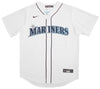 Seattle Mariners Julio Rodriguez Autographed White Nike Jersey Size M Beckett BAS Stock #212095