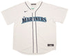 Seattle Mariners Julio Rodriguez Autographed White Nike Jersey Size XL Beckett BAS Stock #212094