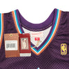 Utah Jazz Karl Malone Autographed Purple & Teal Authentic Mitchell & Ness Jersey Size XL Beckett BAS Witness Stock #211883