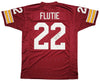 Boston College Eagles Doug Flutie Autographed Red Jersey Beckett BAS Witness Stock #211887
