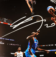 Manu Ginobili Autographed 16x20 Photo San Antonio Spurs Beckett BAS Witness Stock #211900