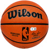 John Stockton Autographed Authentic Series Indoor/Outdoor IO Basketball Utah Jazz Beckett BAS Witness Stock #224367