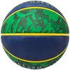 John Stockton Autographed Blue & Green Tie-dye Utah Jazz Logo Basketball Beckett BAS Witness Stock #224369