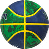 John Stockton Autographed Blue & Green Tie-dye Utah Jazz Logo Basketball Beckett BAS Witness Stock #224369