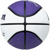 John Stockton Autographed Purple & White City Edition Basketball Utah Jazz Beckett BAS Witness Stock #224371