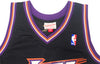 Utah Jazz John Stockton Autographed Black Authentic Mitchell & Ness 1998-99 Hardwood Classic Swingman Jersey Size L Beckett BAS Witness Stock #224356