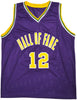Utah Jazz John Stockton Autographed Purple Jersey Beckett BAS Witness Stock #224360