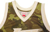Utah Jazz John Stockton Autographed Green Authentic Mitchell & Ness 1998-99 Hardwood Classic Swingman Ghost Camo Jersey Size L Beckett BAS Witness Stock #224348
