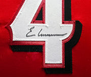 Cincinnati Reds Elly De La Cruz Autographed Framed Red Jersey Beckett BAS QR Stock #239066