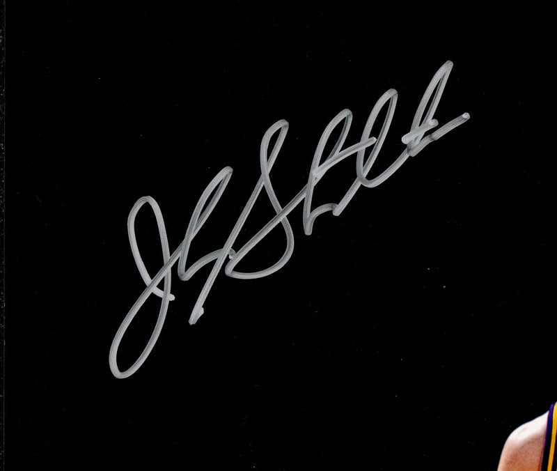 John Stockton & Karl Malone Autographed 16x20 Photo Utah Jazz (Smudged) Beckett BAS Witness #1W329136