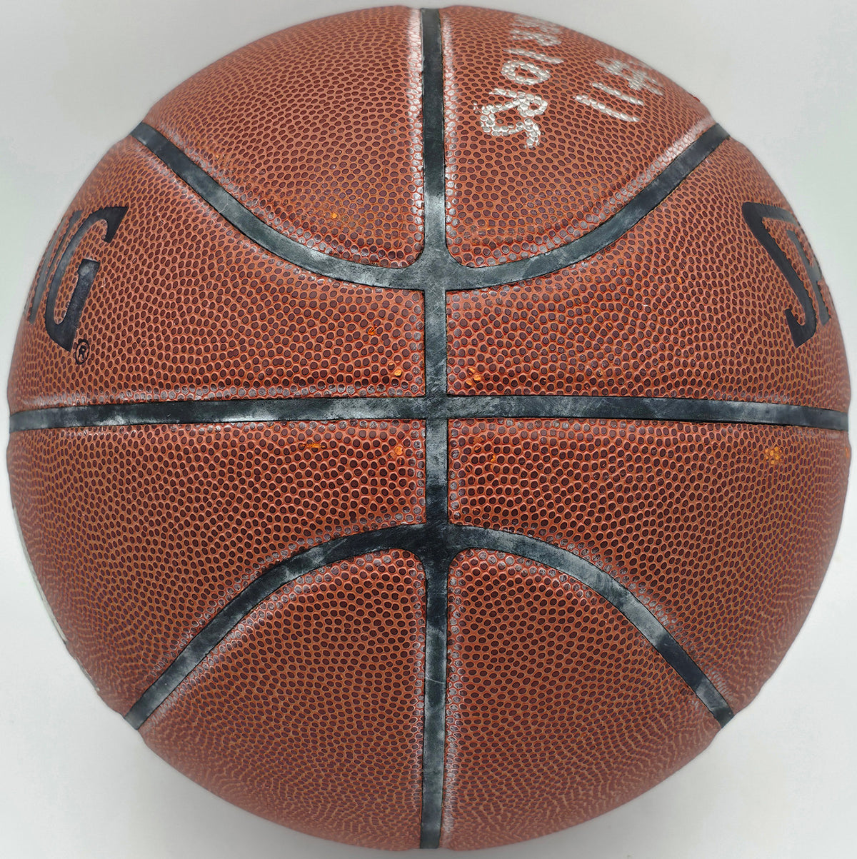 Paul Arizin Autographed Spalding Leather Basketball Philadelphia Warriors "#11 Phila. Warriors" Beckett BAS QR #BR88746