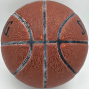 Paul Arizin Autographed Spalding Leather Basketball Philadelphia Warriors "#11 Phila. Warriors" Beckett BAS QR #BR88746