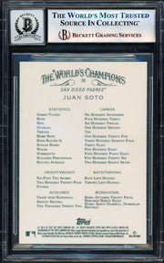 Juan Soto Autographed 2023 Topps Allen & Ginter Card #39 San Diego Padres Auto Grade Gem Mint 10 Beckett BAS #17605268