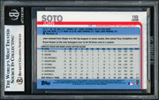 Juan Soto Autographed 2019 Topps Chrome Card #155 Washington Nationals Beckett BAS #17606447