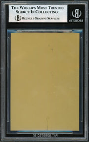 Willie Mays Autographed Metallic HOF Plaque Card San Francisco Giants Beckett BAS #17607922